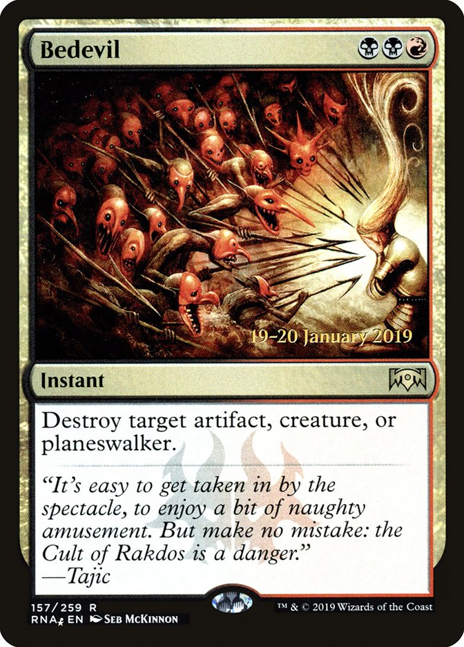 Bedevil [Ravnica Allegiance Prerelease Promos] | Fandemonia Ltd