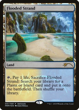Flooded Strand [Nationals Promos] | Fandemonia Ltd