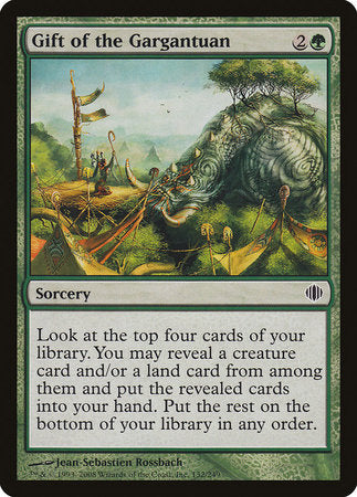 Gift of the Gargantuan [Shards of Alara] | Fandemonia Ltd