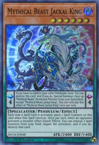 Mythical Beast Jackal King [INCH-EN048] Super Rare | Fandemonia Ltd
