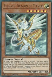 Hieratic Dragon of Tefnuit [DUPO-EN080] Ultra Rare | Fandemonia Ltd