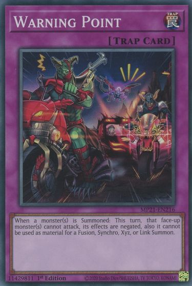 Warning Point [MP21-EN216] Super Rare | Fandemonia Ltd