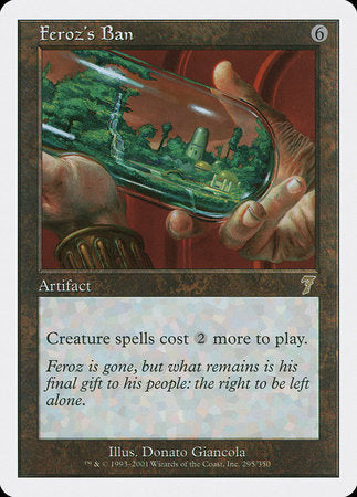 Feroz's Ban [Seventh Edition] | Fandemonia Ltd