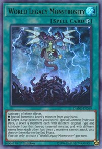 World Legacy Monstrosity [DANE-EN059] Ultra Rare | Fandemonia Ltd
