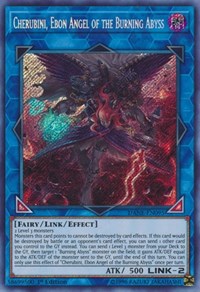 Cherubini, Ebon Angel of the Burning Abyss [DANE-EN095] Secret Rare | Fandemonia Ltd