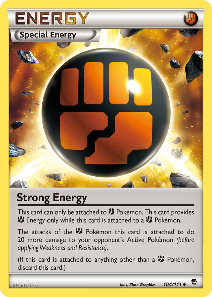 Strong Energy (104/111) [XY: Furious Fists] | Fandemonia Ltd