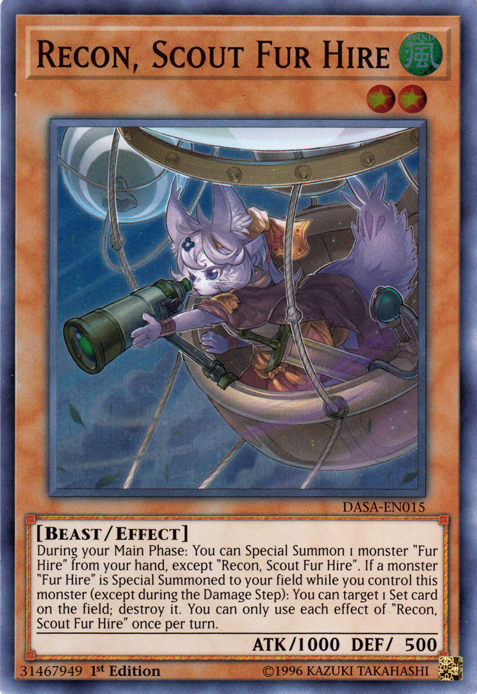 Recon, Scout Fur Hire [DASA-EN015] Super Rare | Fandemonia Ltd