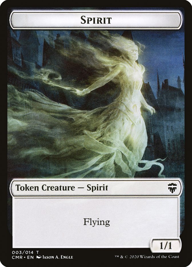 Spirit Token [Commander Legends Tokens] | Fandemonia Ltd