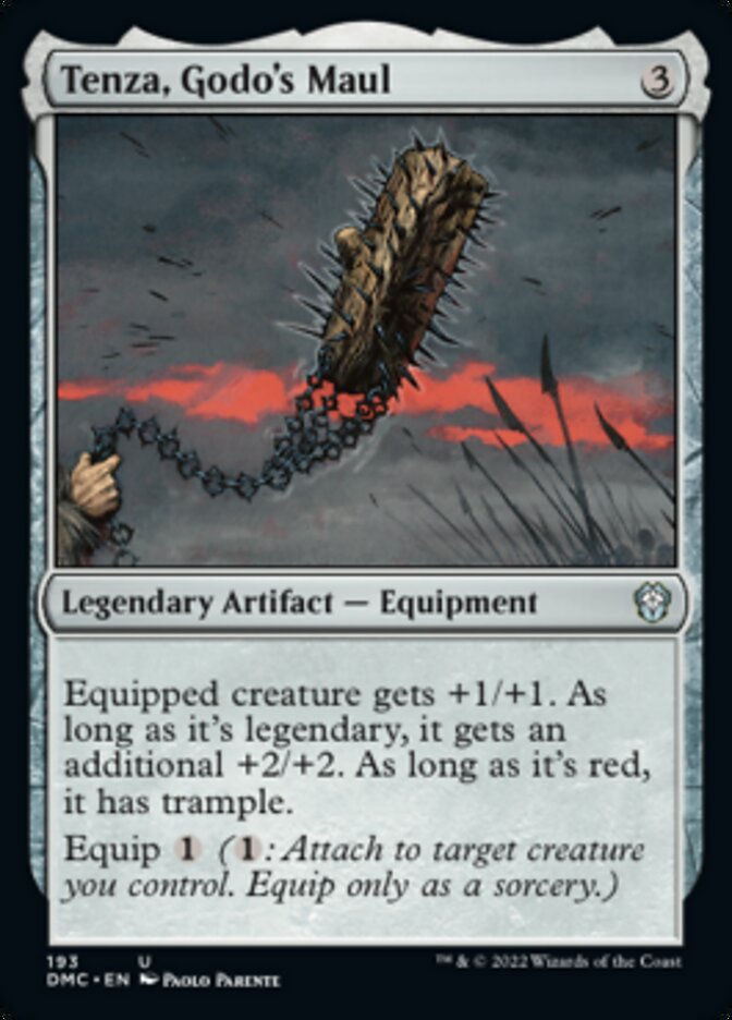 Tenza, Godo's Maul [Dominaria United Commander] | Fandemonia Ltd