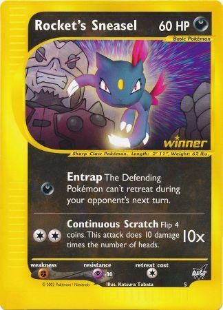 Rocket's Sneasel (5) (Jumbo Card) [Best of Promos] | Fandemonia Ltd