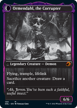 Jerren, Corrupted Bishop // Ormendahl, the Corrupted [Innistrad: Double Feature] | Fandemonia Ltd