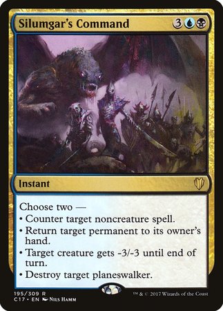 Silumgar's Command [Commander 2017] | Fandemonia Ltd