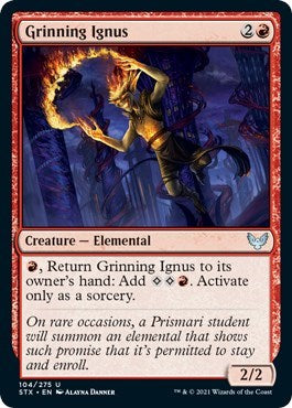 Grinning Ignus [Strixhaven: School of Mages] | Fandemonia Ltd
