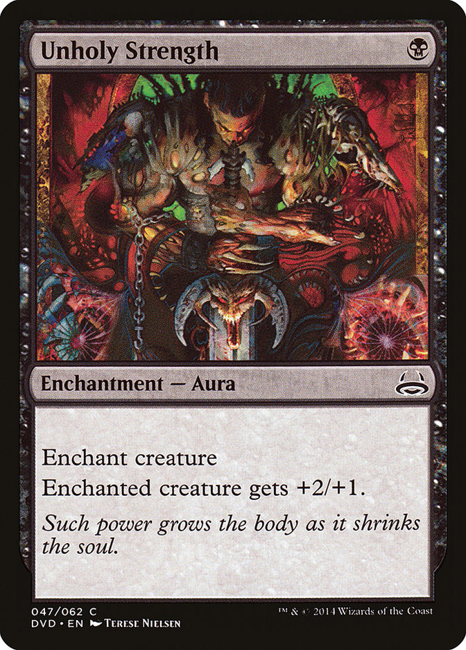 Unholy Strength (Divine vs. Demonic) [Duel Decks Anthology] | Fandemonia Ltd