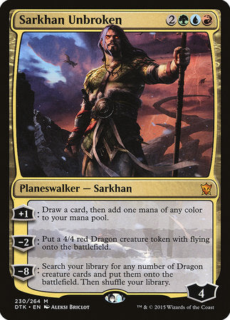 Sarkhan Unbroken [Dragons of Tarkir] | Fandemonia Ltd