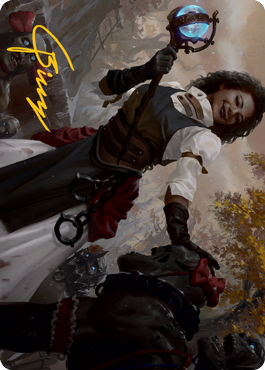 Skaab Wrangler Art Card (Gold-Stamped Signature) [Innistrad: Midnight Hunt Art Series] | Fandemonia Ltd