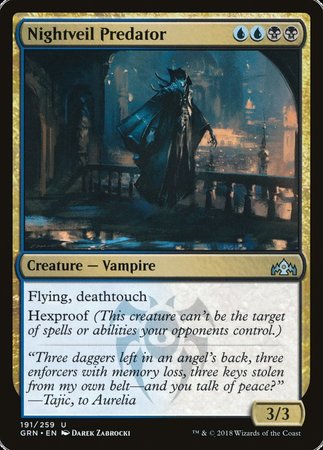 Nightveil Predator [Guilds of Ravnica] | Fandemonia Ltd