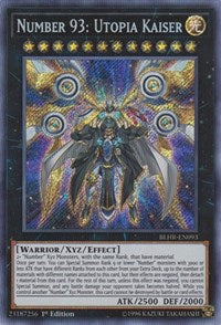 Number 93: Utopia Kaiser [BLHR-EN093] Secret Rare | Fandemonia Ltd