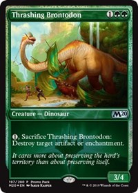 Thrashing Brontodon [Promo Pack: Core Set 2020] | Fandemonia Ltd