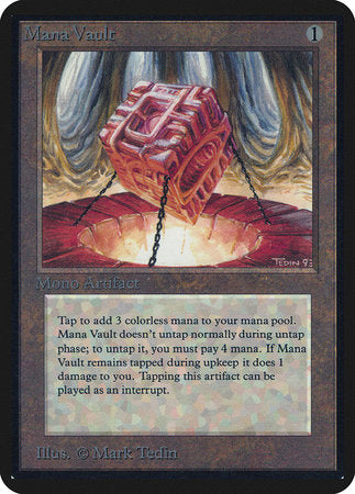 Mana Vault [Limited Edition Alpha] | Fandemonia Ltd