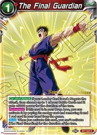 The Final Guardian (Assault of the Saiyans) [BT7-024_PR] | Fandemonia Ltd
