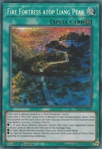 Fire Fortress atop Liang Peak [FIGA-EN018] Secret Rare | Fandemonia Ltd