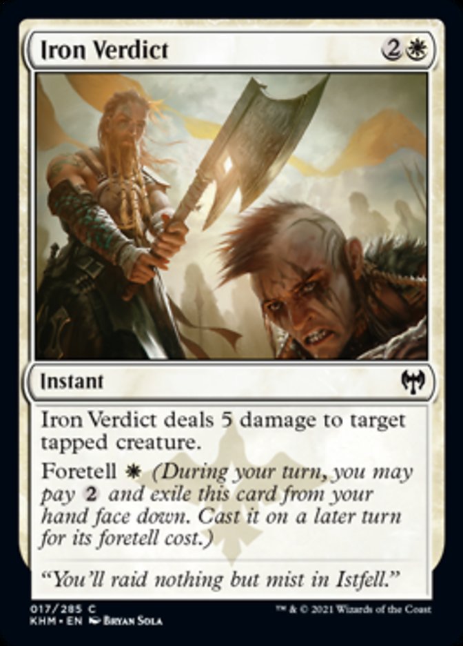 Iron Verdict [Kaldheim] | Fandemonia Ltd