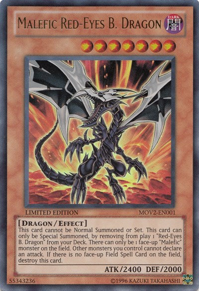 Malefic Red-Eyes B. Dragon [MOV2-EN001] Ultra Rare | Fandemonia Ltd