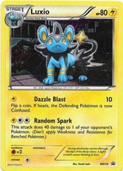 Luxio (BW34) (Cosmos Holo) [Black & White: Black Star Promos] | Fandemonia Ltd