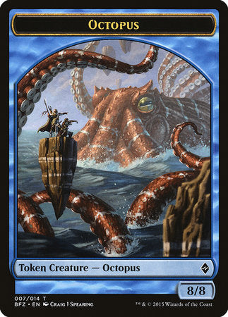 Octopus Token [Battle for Zendikar Tokens] | Fandemonia Ltd