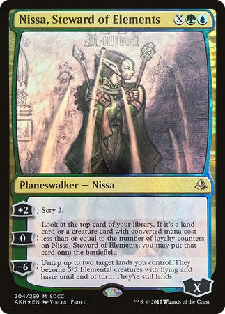 Nissa, Steward of Elements (SDCC 2017 EXCLUSIVE) [San Diego Comic-Con 2017] | Fandemonia Ltd