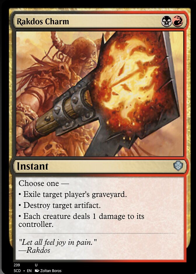 Rakdos Charm [Starter Commander Decks] | Fandemonia Ltd