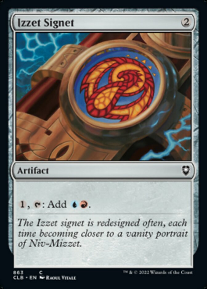 Izzet Signet [Commander Legends: Battle for Baldur's Gate] | Fandemonia Ltd