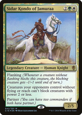 Sidar Kondo of Jamuraa [Commander 2016] | Fandemonia Ltd
