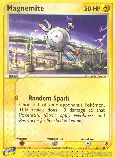 Magnemite (62/97) [EX: Dragon] | Fandemonia Ltd