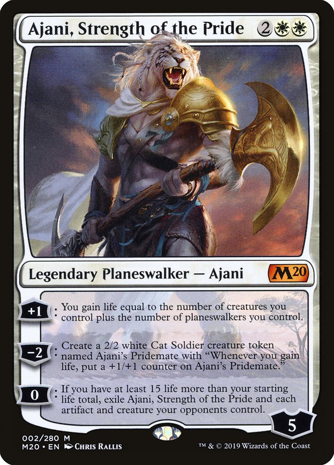 Ajani, Strength of the Pride [Core Set 2020] | Fandemonia Ltd