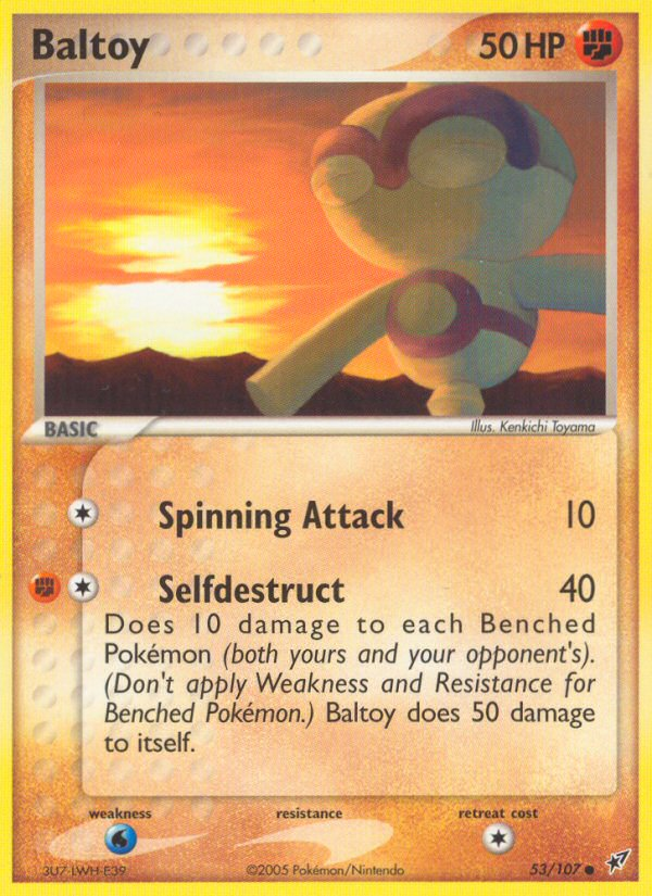 Baltoy (53/107) [EX: Deoxys] | Fandemonia Ltd