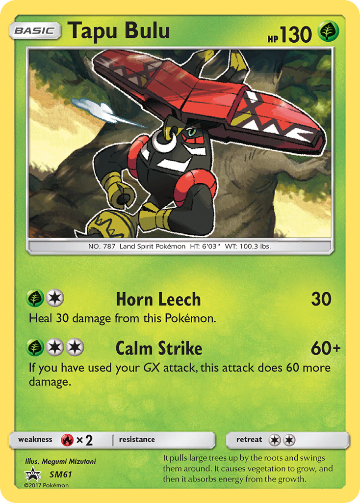 Tapu Bulu (SM61) [Sun & Moon: Black Star Promos] | Fandemonia Ltd