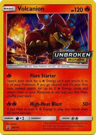 Volcanion (SM179) (Staff Prerelease Promo) [Sun & Moon: Black Star Promos] | Fandemonia Ltd