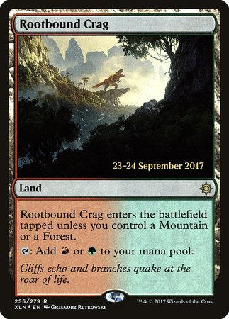 Rootbound Crag [Ixalan Promos] | Fandemonia Ltd
