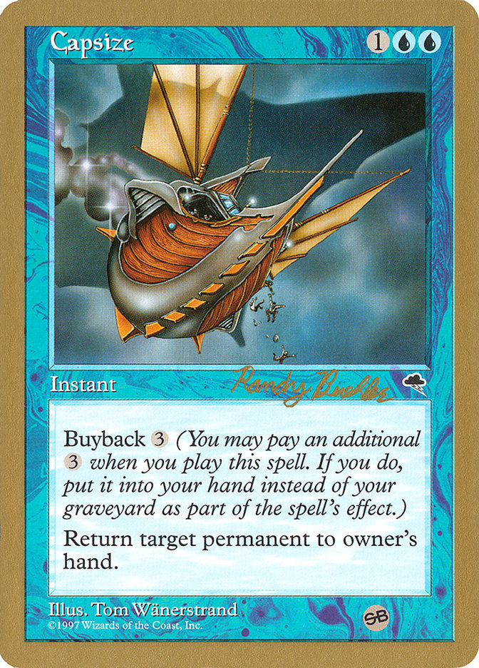 Capsize (Randy Buehler) (SB) [World Championship Decks 1998] | Fandemonia Ltd