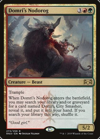 Domri's Nodorog [Ravnica Allegiance] | Fandemonia Ltd