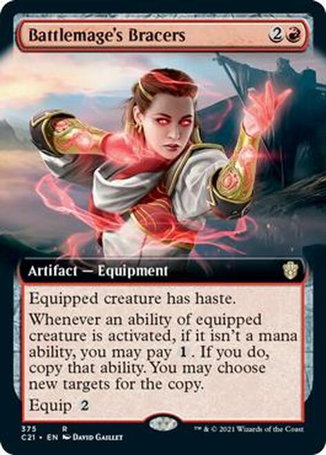 Battlemage's Bracers (Extended) [Commander 2021] | Fandemonia Ltd