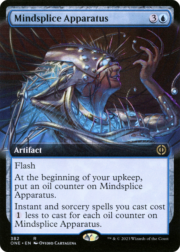 Mindsplice Apparatus (Extended Art) [Phyrexia: All Will Be One] | Fandemonia Ltd