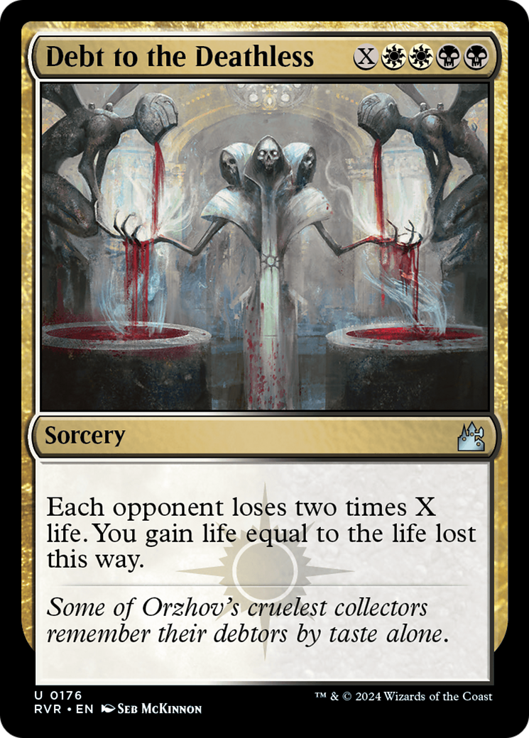Debt to the Deathless [Ravnica Remastered] | Fandemonia Ltd
