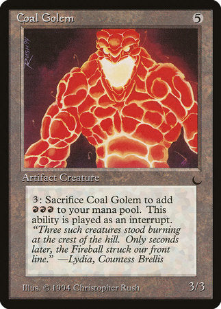 Coal Golem [The Dark] | Fandemonia Ltd