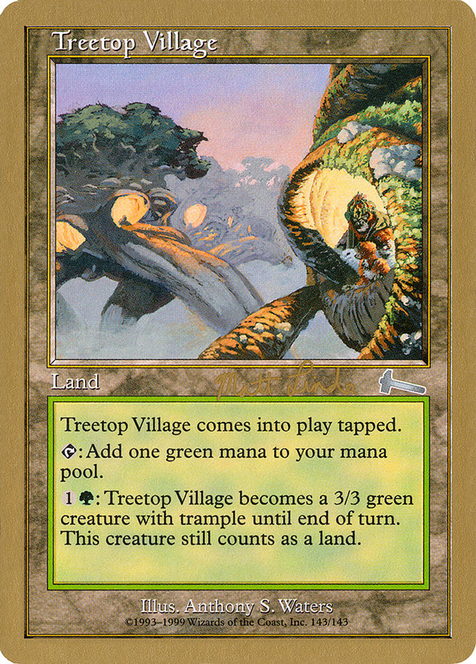 Treetop Village (Matt Linde) [World Championship Decks 1999] | Fandemonia Ltd