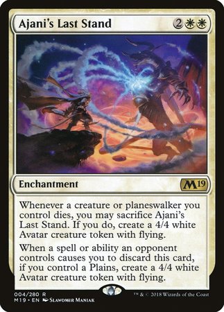 Ajani's Last Stand [Core Set 2019] | Fandemonia Ltd