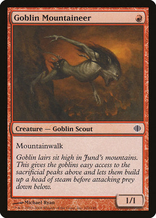 Goblin Mountaineer [Shards of Alara] | Fandemonia Ltd