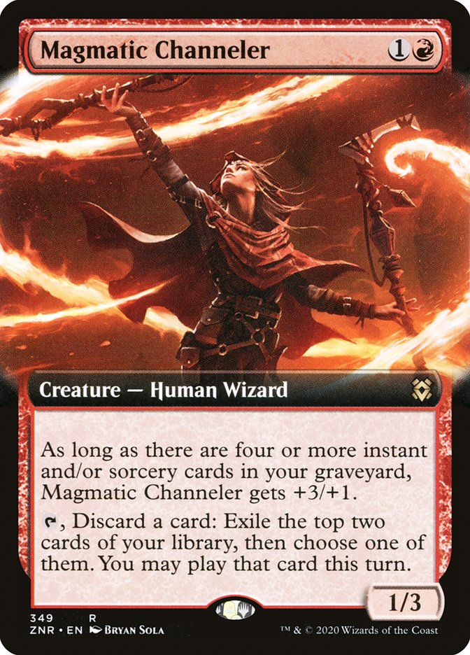 Magmatic Channeler (Extended Art) [Zendikar Rising] | Fandemonia Ltd